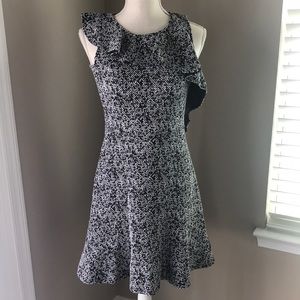 Michael Kors Black/Cream Knee length Dress